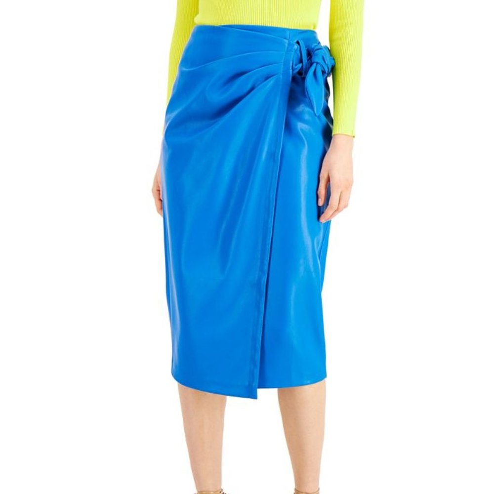 Macy's INC International Concepts Faux-Wrap Skirt